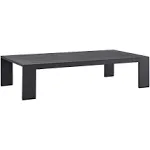 Modway Tahoe Outdoor Patio Powder-Coated Aluminum Coffee Table - Gray