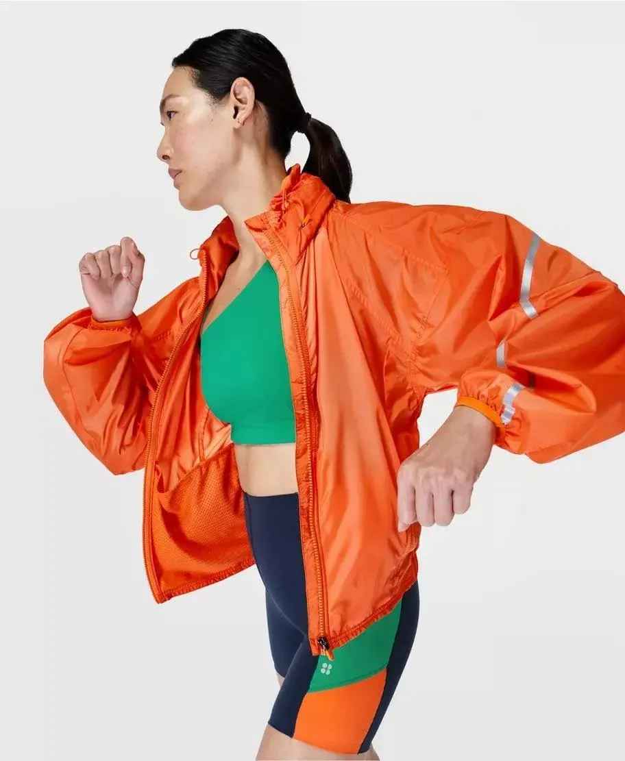 Sweaty Betty Pack Away Jacket Orange / Xs