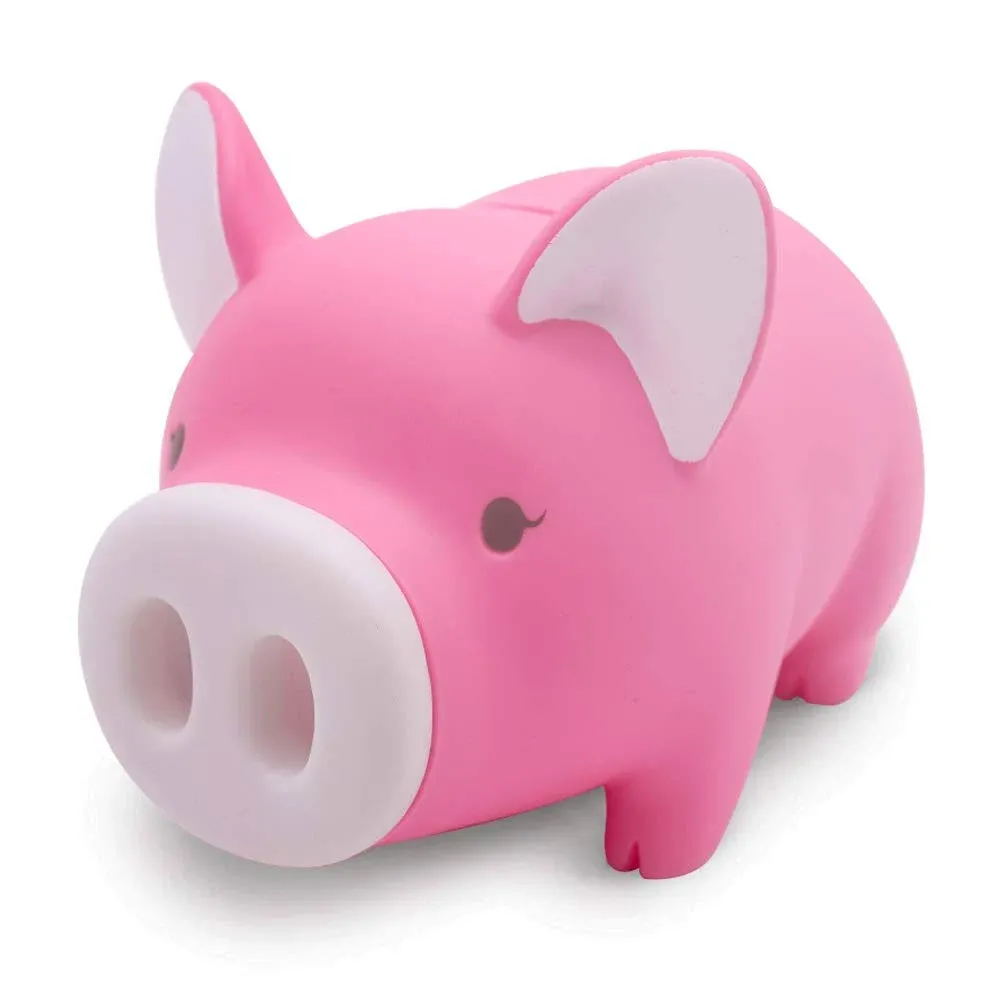 Cute Piggy Bank Cartoon Piggy Bank Creative Vinyl PVC Pig Doll (Pink)