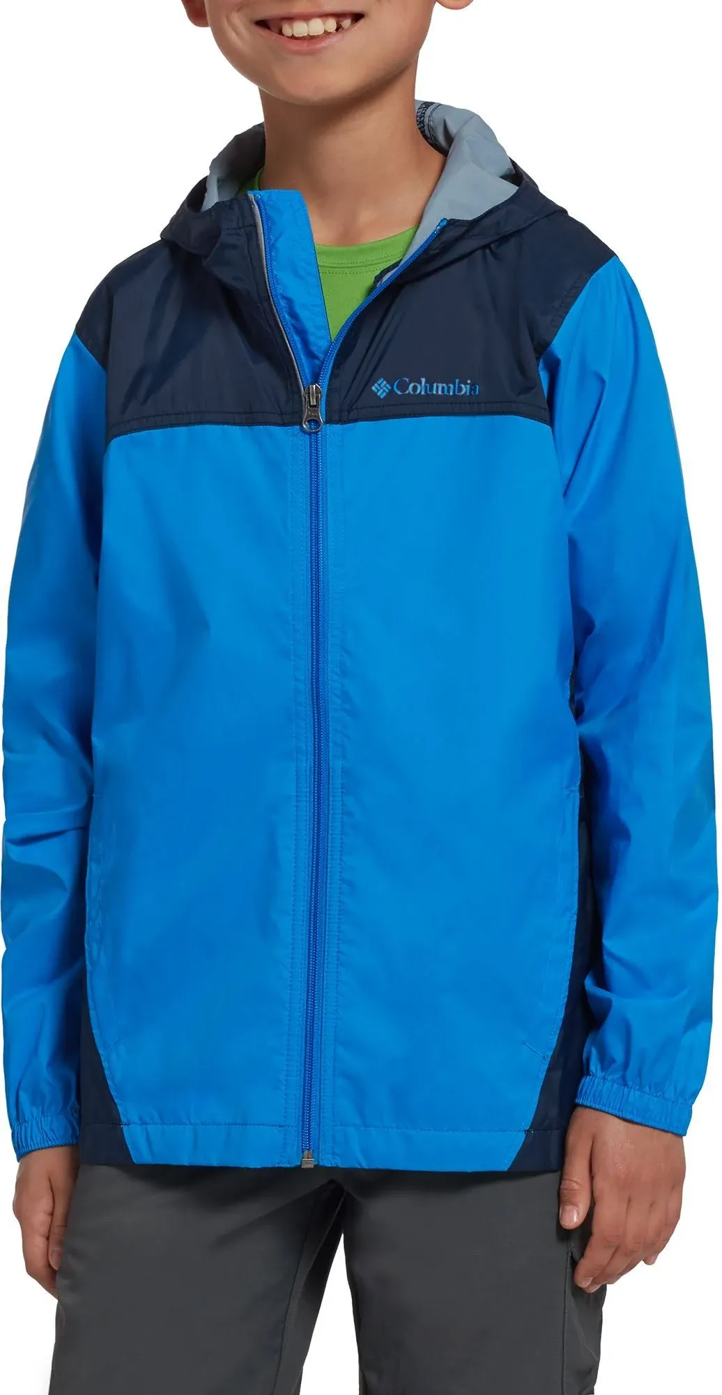 Columbia Boys' Glennaker Rain Jacket - Xs - Hyper Blue