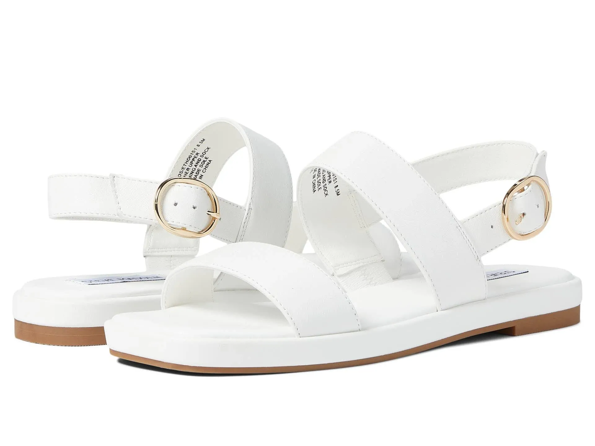 Steve Madden Ethos Sandal in White Leat at Nordstrom, Size 8