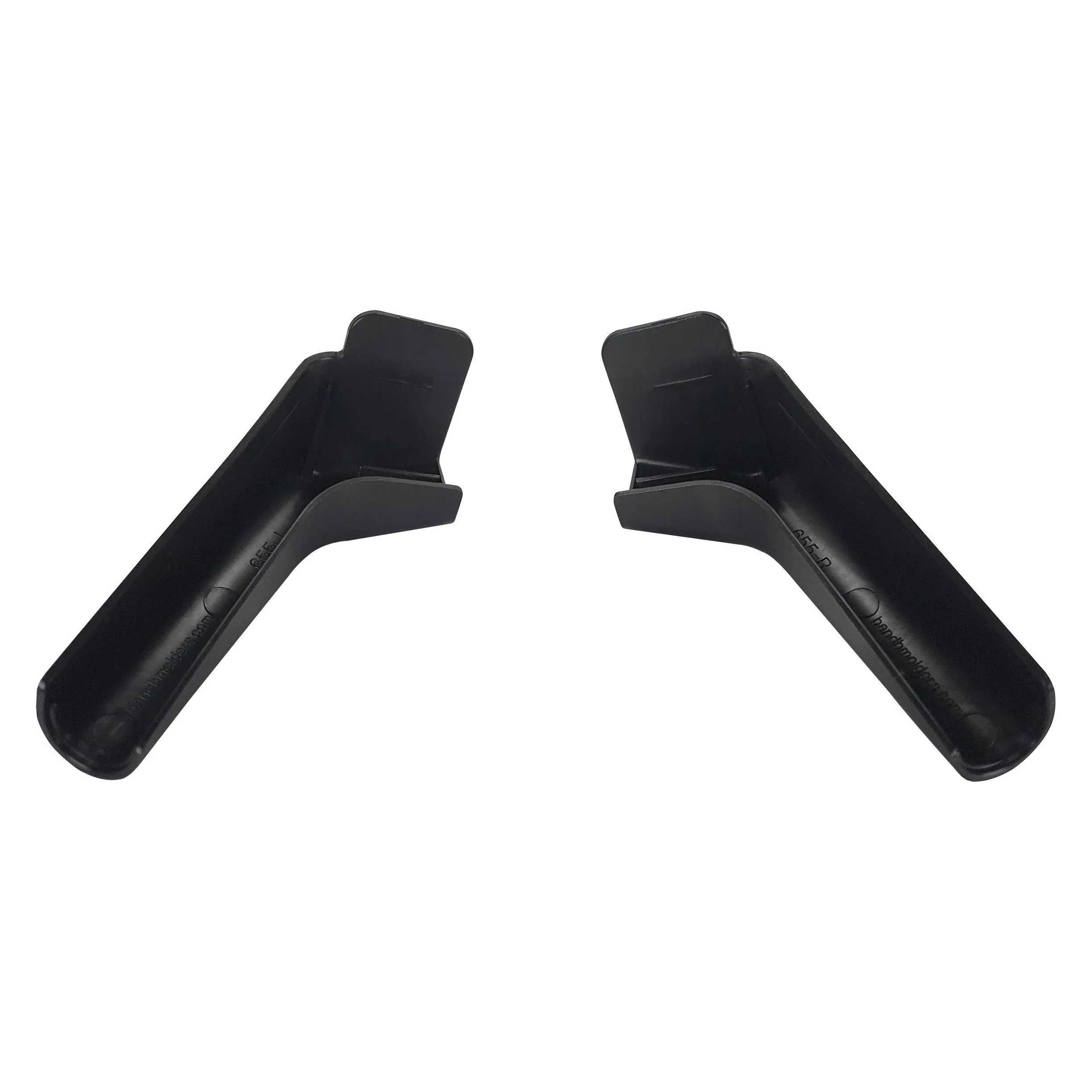 2 RV Rain Gutter Spout Long Version Left And Right Black | Made in America