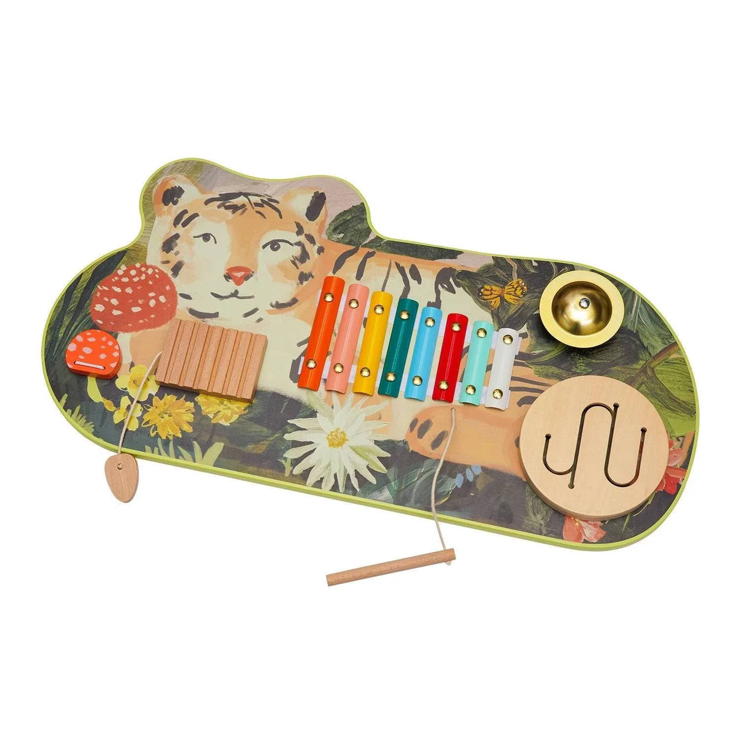 Manhattan Toy Tiger Tunes Wooden Musical Toy