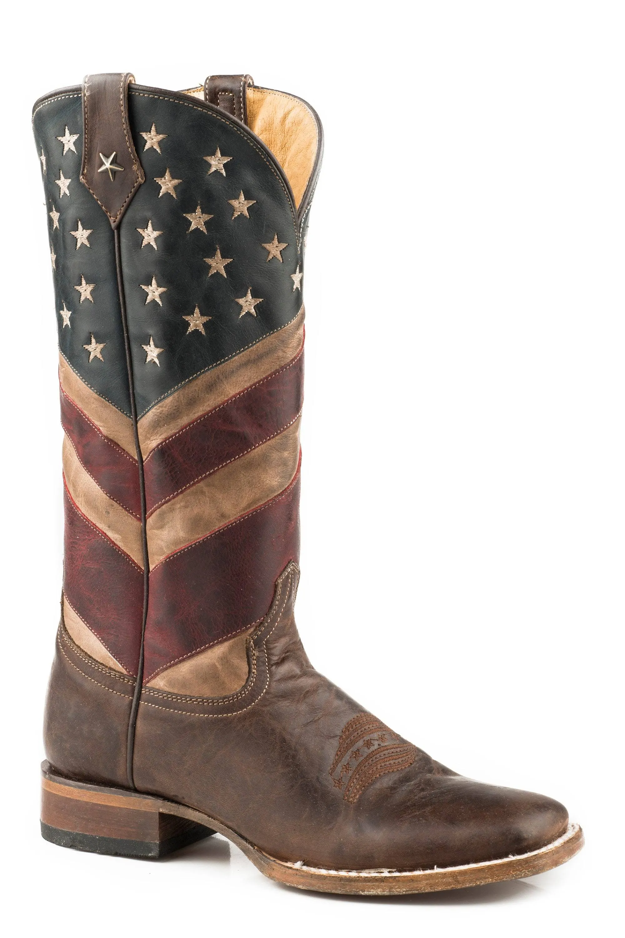 Roper Ladies Old Glory Square Toe Boots 8