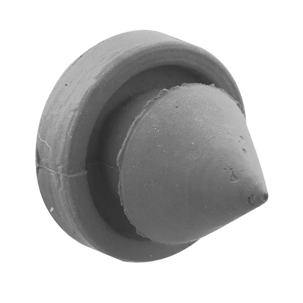 Sentry Supply 658-1055 Door Silencers, 1/2 in, Rubber, Gray, used on Metal Jambs ...