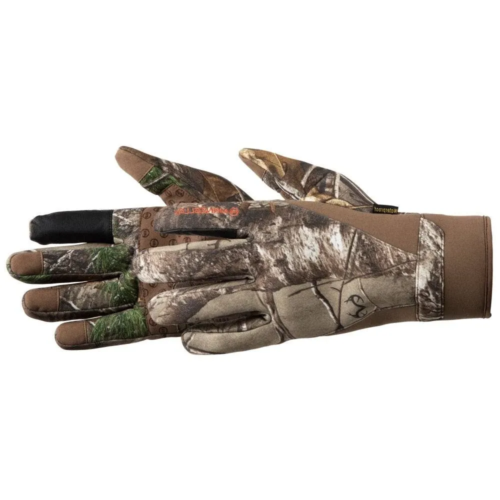 Manzella Men's Stretch Coyote Cold Weather Hunting Glove, Waterproof, Windproof, Touchscreen Capable