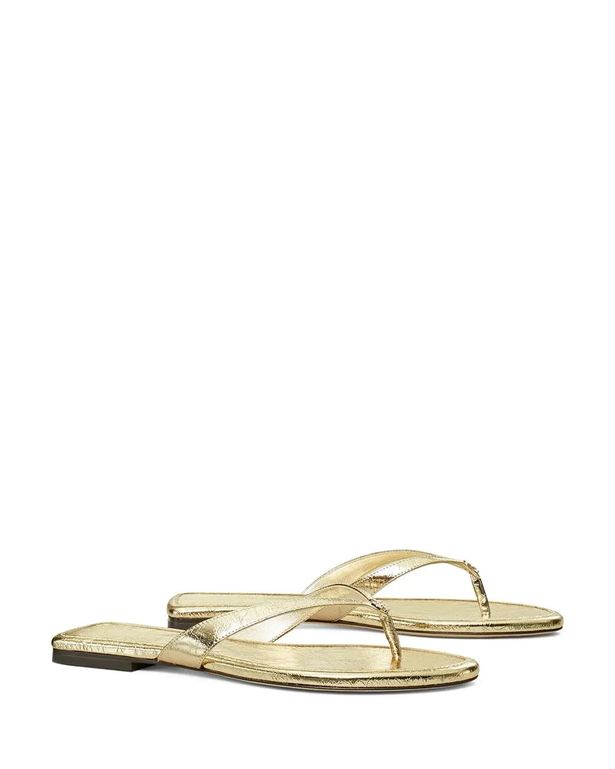 Tory Burch Women's Classic Flip-Flop in Spark Gold, Size 11