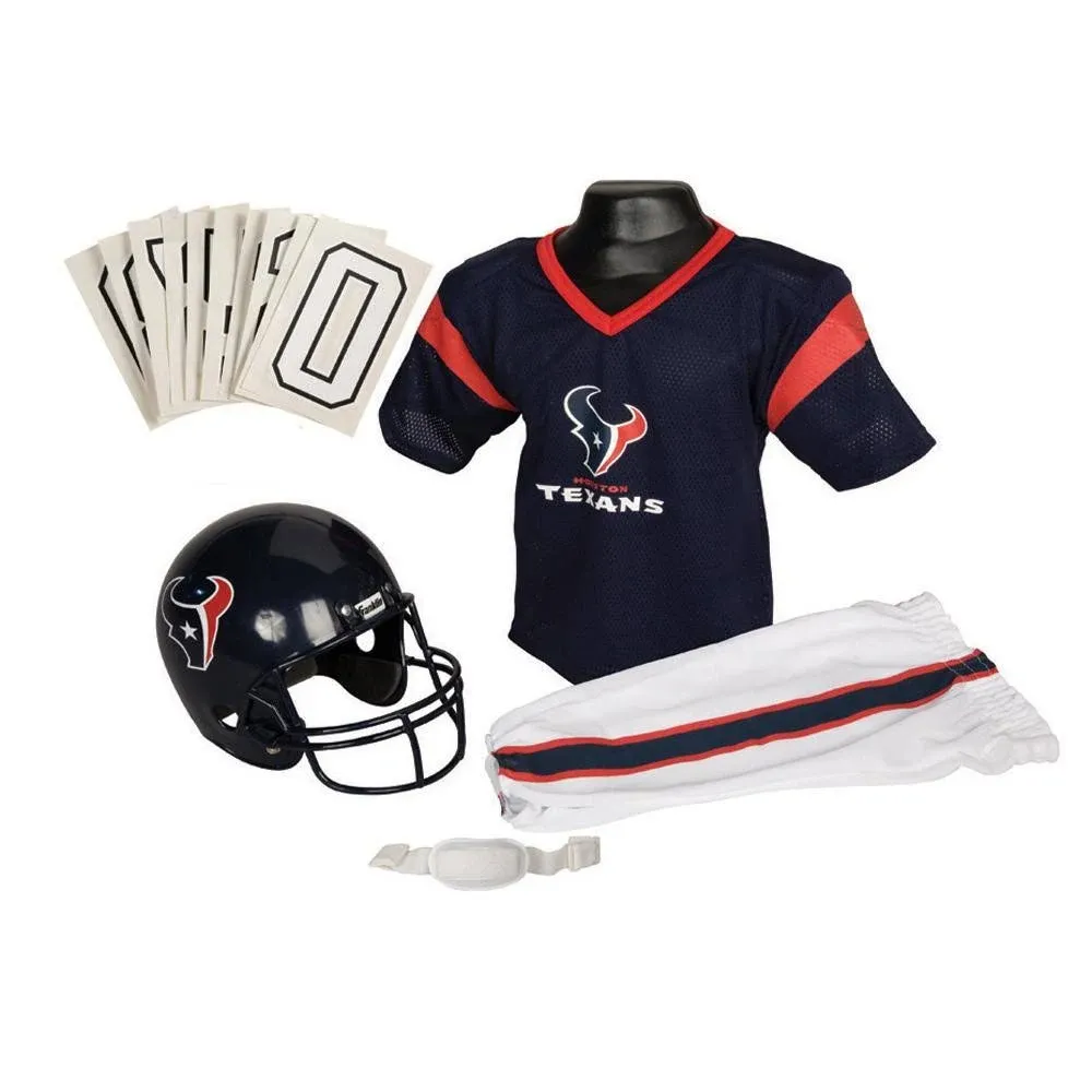 Franklin Sports NFL Youth Football Uniform Set for Boys & Girls - Includes Helmet, Jersey & Pants with Chinstrap + Numbers