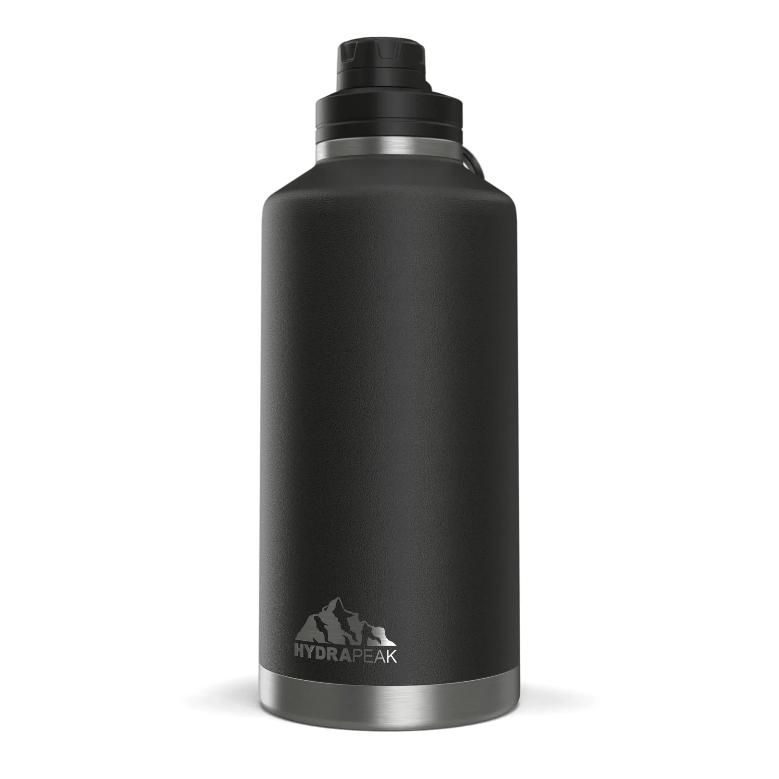 Hydrapeak 72oz Insulated Water Bottle with Chug Lid Black