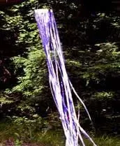 HOLOGRAPHIC MYLAR WINDSOCK RAINBOW PURPLE/SILVER ITB9056 DECORATIVE OR DETERRENT