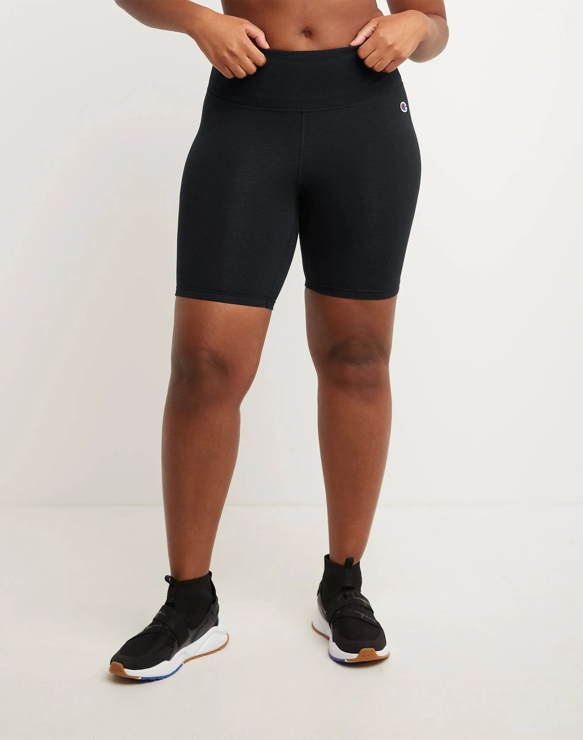 Champion Womens Everyday Bike Shorts - Black Size Medium