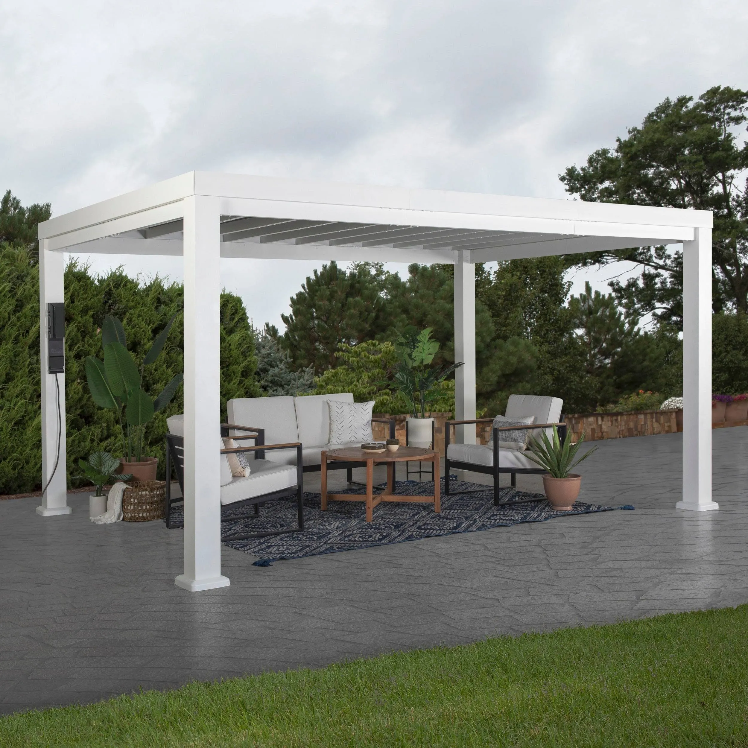 Backyard Discovery Windham Modern Steel Pergola