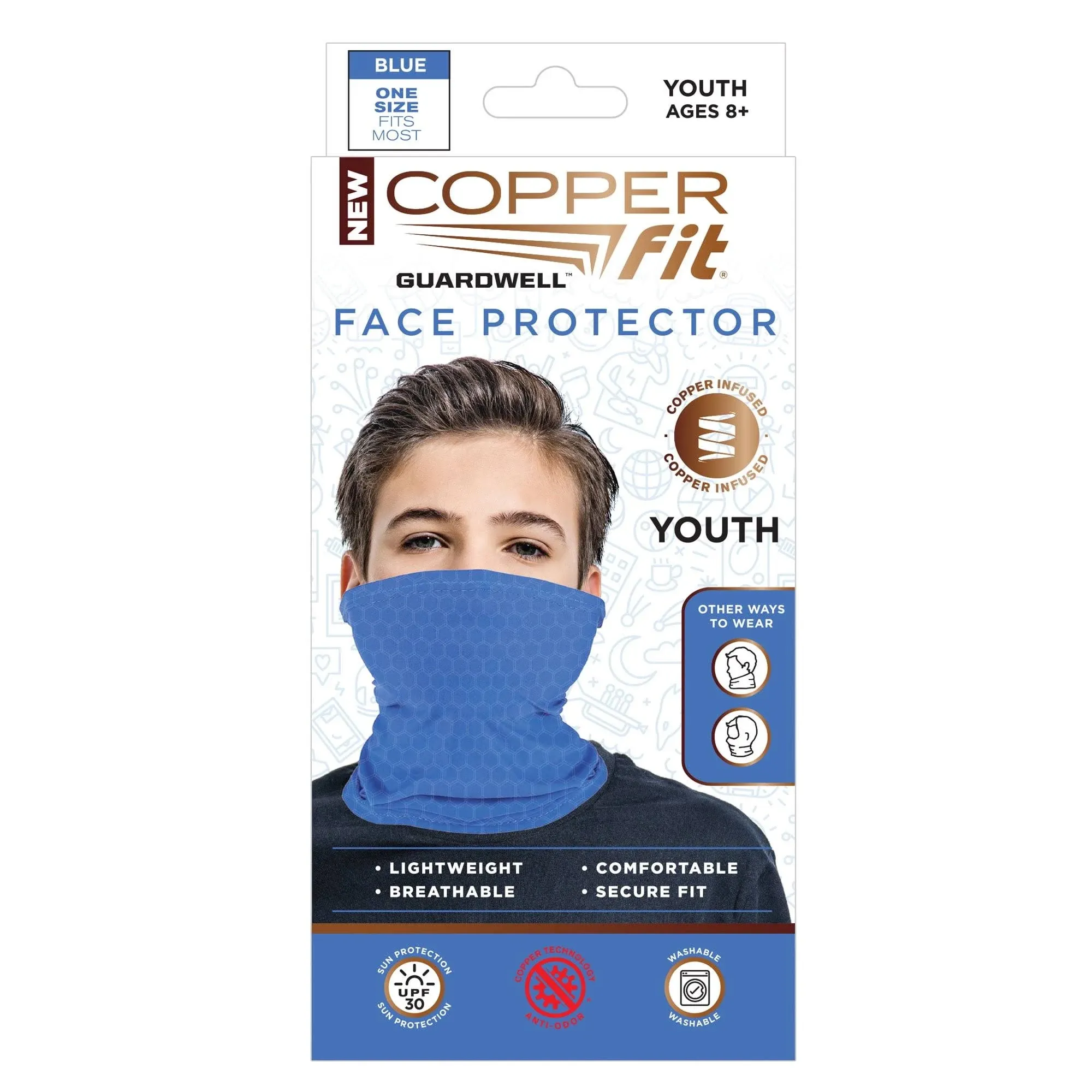 Copper Fit Youth Face Protector 1 pk