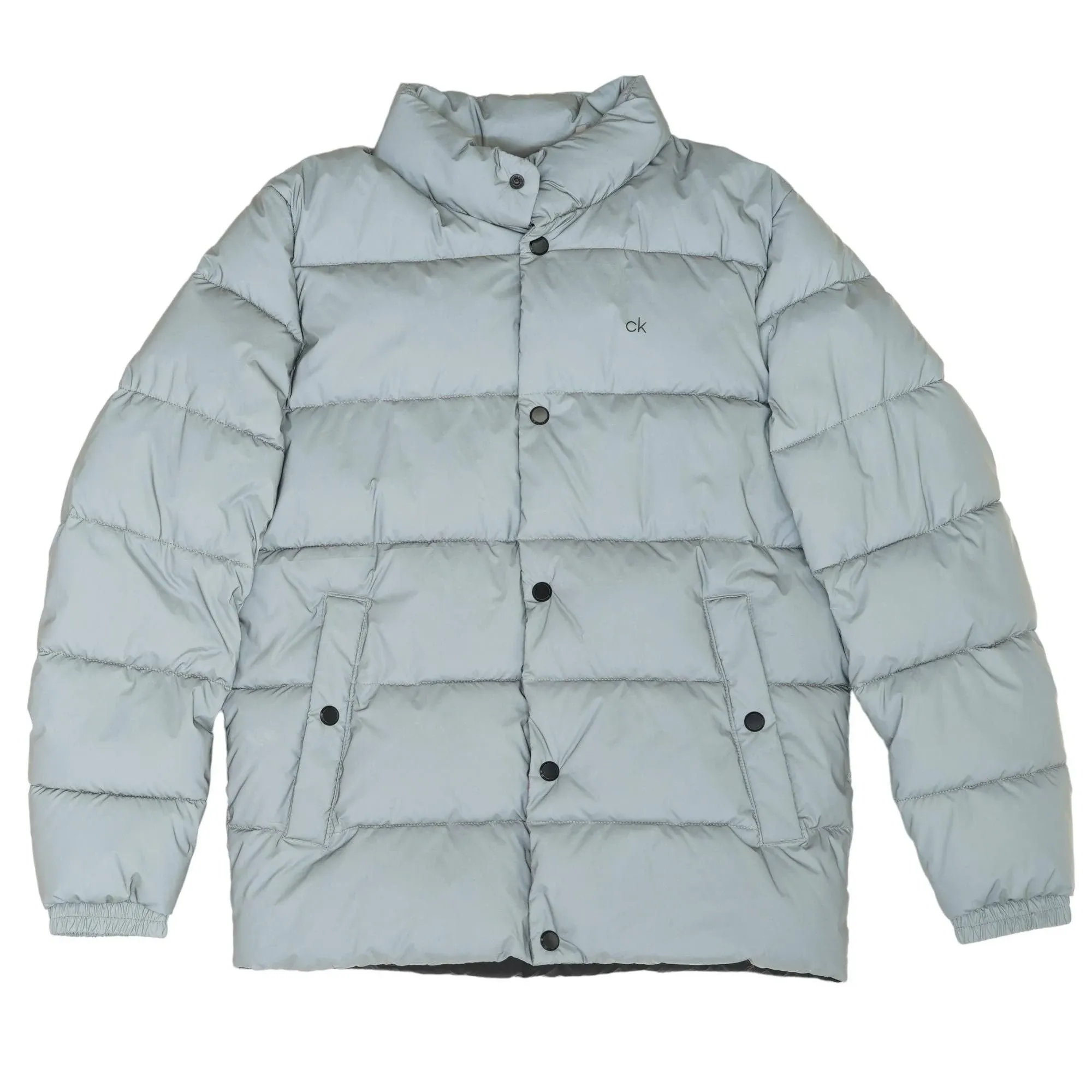 Silver Puffer Jacket