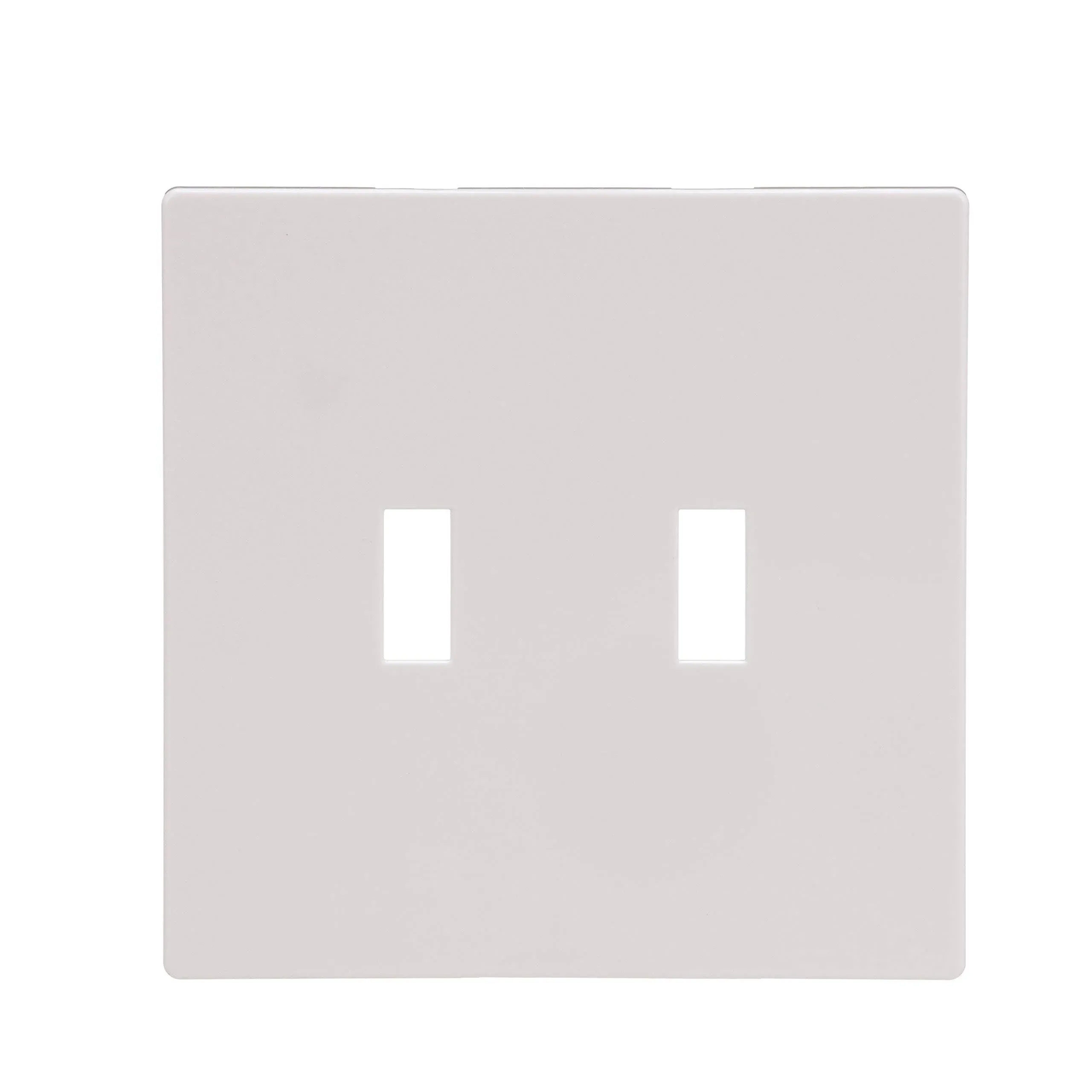 Cooper Wiring PJS2W 2-Gang Screwless Wallplate Switch White