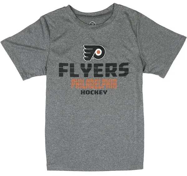 NHL Hockey Kids / Youth Philadelphia Flyers Short Sleeve T-Shirt - Grey