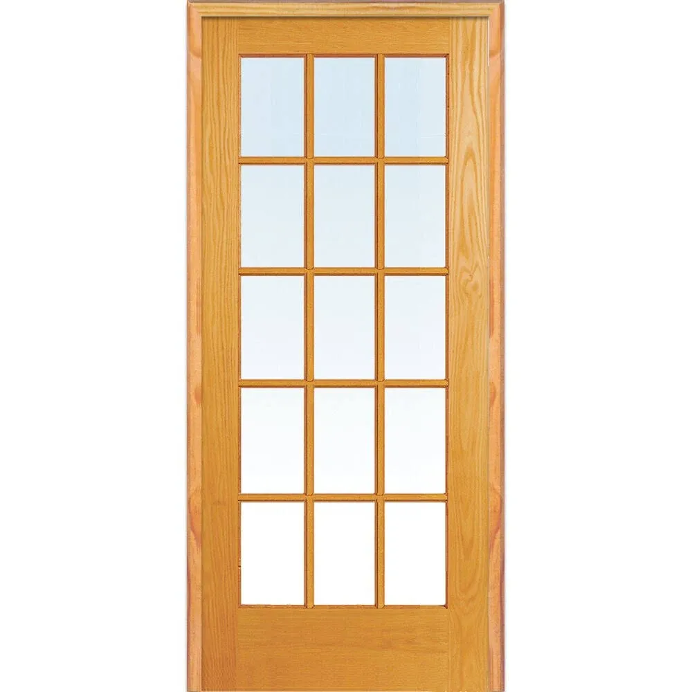 Glass French Doors Verona Home Design Size: 36" x 80"