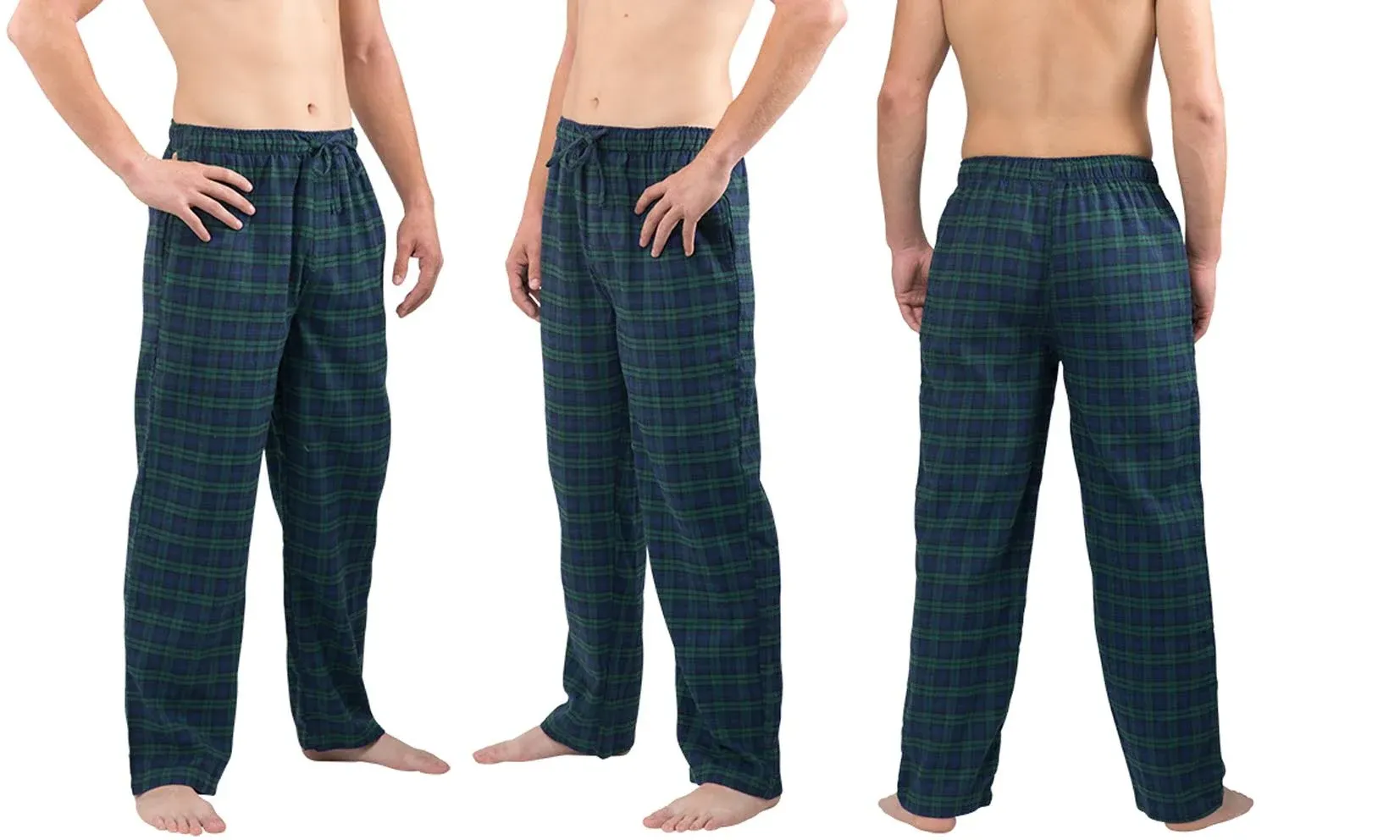 Norty Mens Flannel Pajama Pants - Comfortable Cotton Bottoms Sleep or Loungewear ...