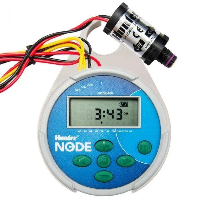 Hunter NODE Battery Station Controller with DC Solenoid NODE100