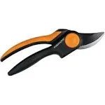 Fiskars Inc Softgrip Bypass Pruner- Black-orange 10.5 Inch.