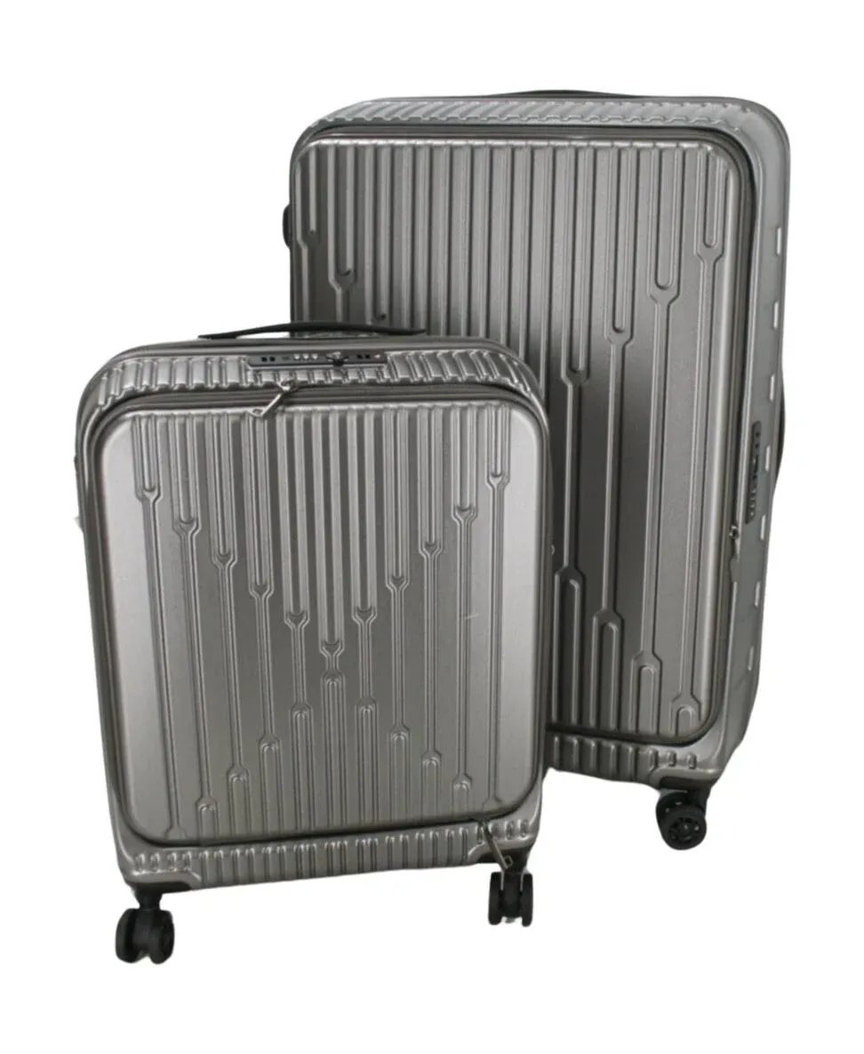 Kaleenie 2 Pieces 20/29 Luggage Sets, 20 Inch Cabin Luggage with Front Pocket...