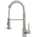 OWOFAN Kitchen Faucet Low Lead Commercial Solid Brass Single Handle Single Le...