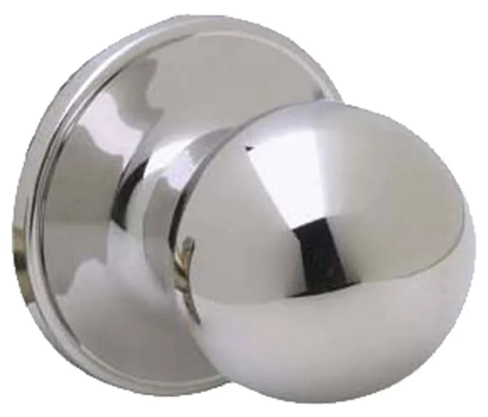 Schlage Corona Knob Passage - Bright Chrome