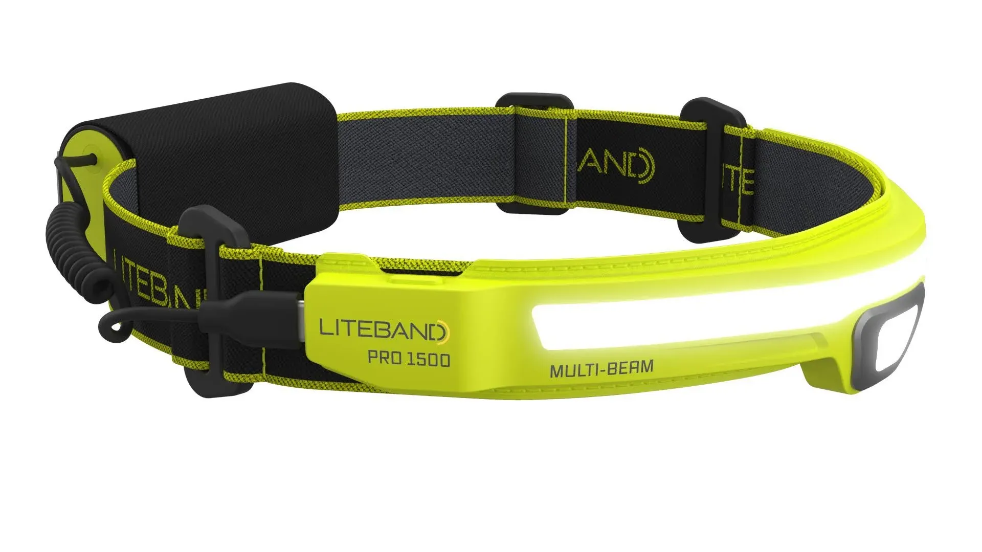 Liteband PRO1500 Multi-Beam Personal LED Headlamp, PRO 1500 High Visibility