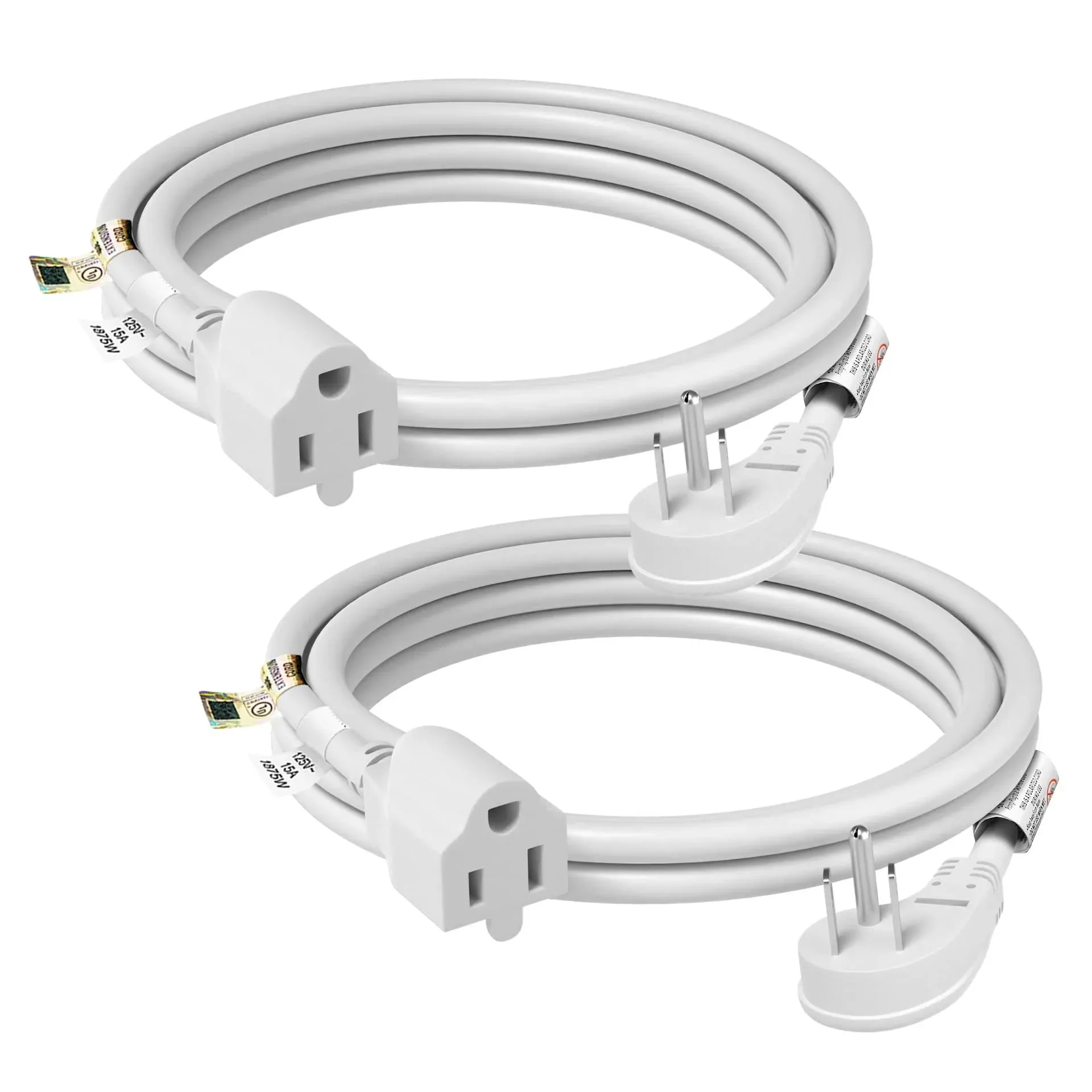 Firmerst 10 Feet Flat Plug Extension Cord