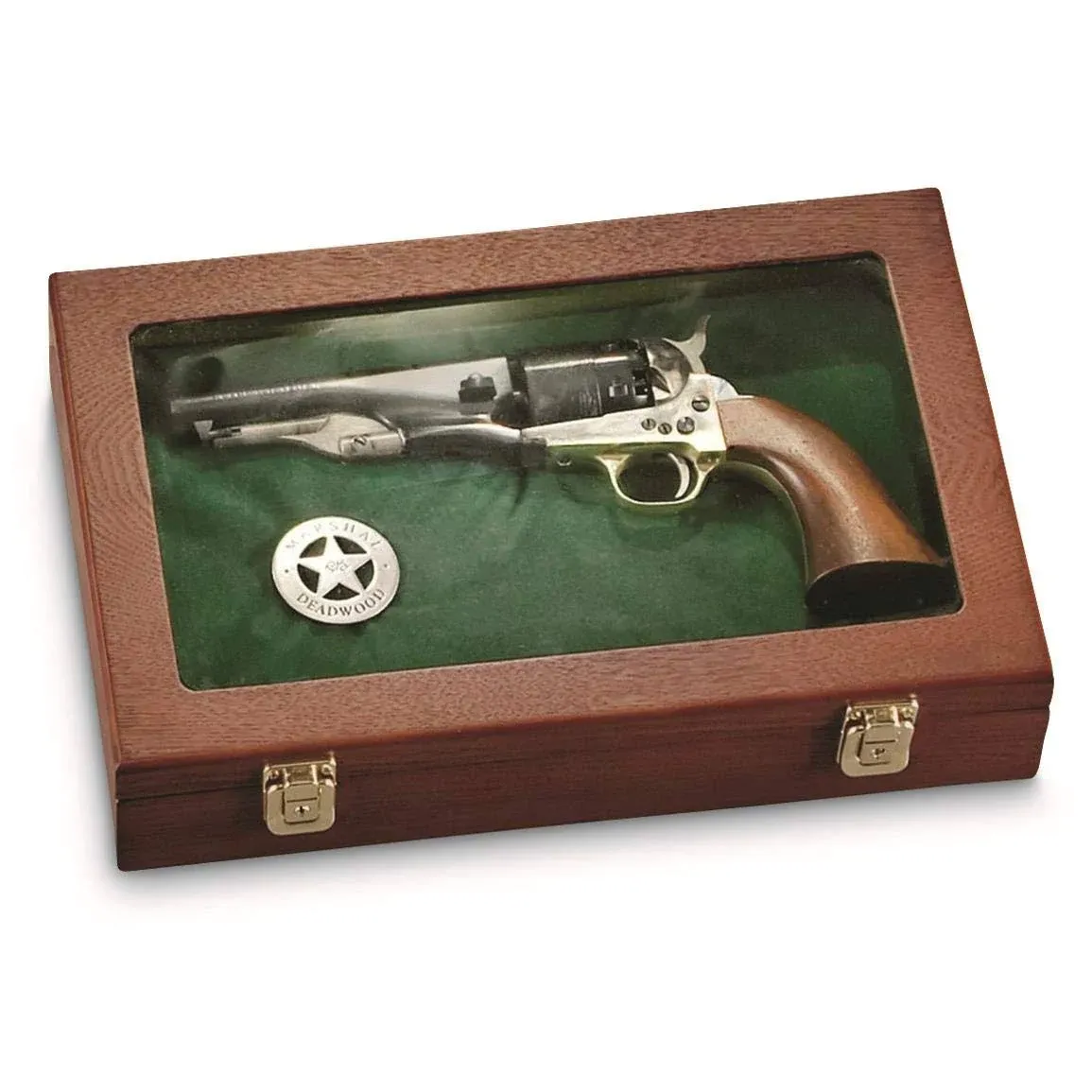 CASTLECREEK Handgun Display Case, Oak