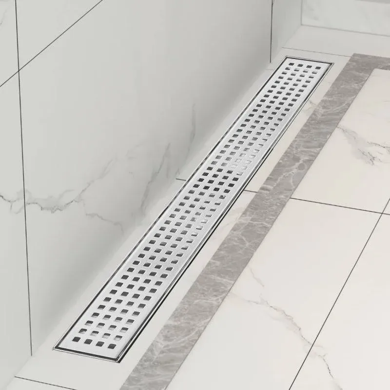 NC linear Shower Drain 36 inch with removable grid panel