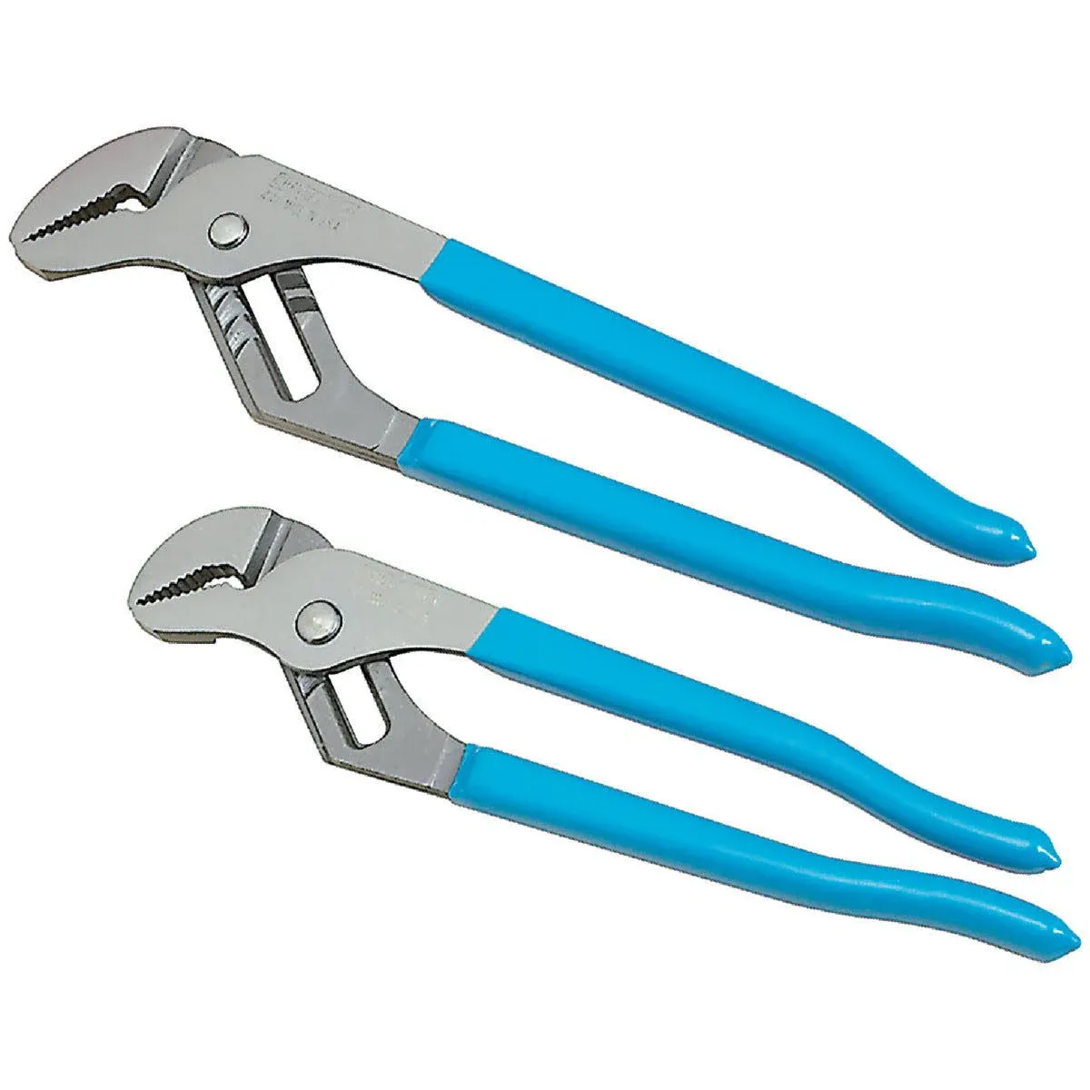 Channellock Set of 2 Straight Tongue and Groove Pliers, 9.5 in, 12 in - CL TG-1 Plier Set