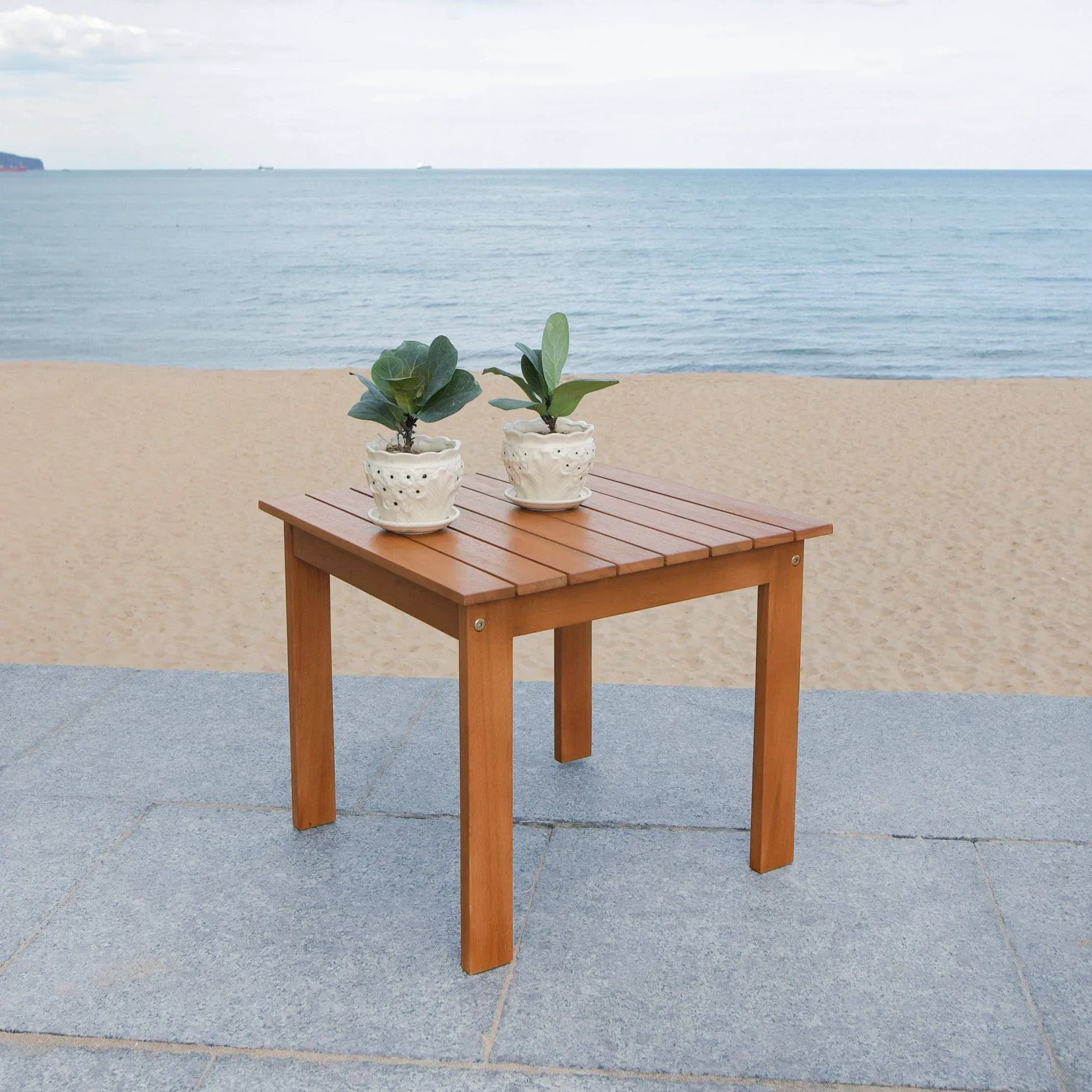 Randor Folding Table Natural - Safavieh