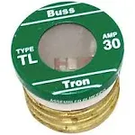 Bussman TL-30PK4 30 Amp TL Edison Plug Time Delay Fuse 4 Count