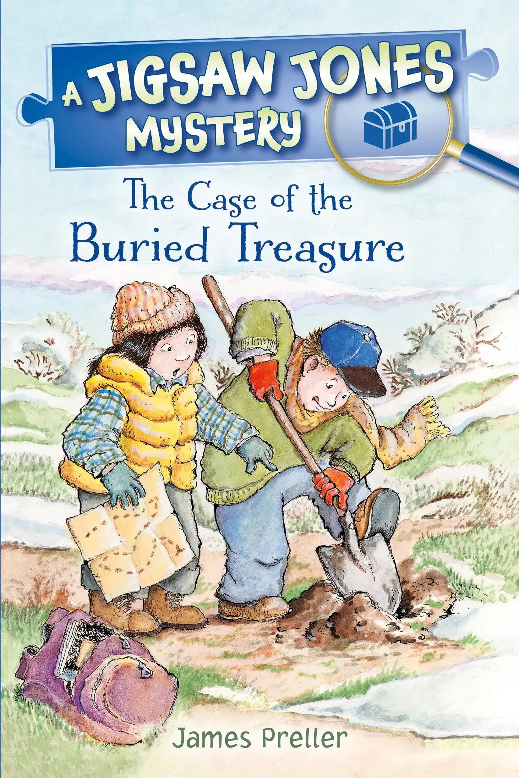 Jigsaw Jones: The Case of the Buried Treasure [Book]