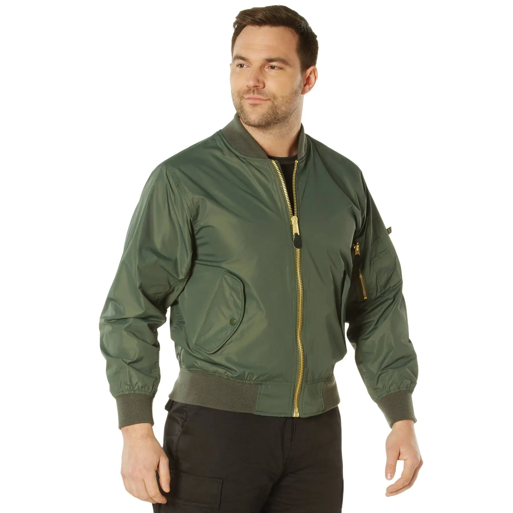 Rothco - Lightweight MA-1 Sage Green Flight Jacket