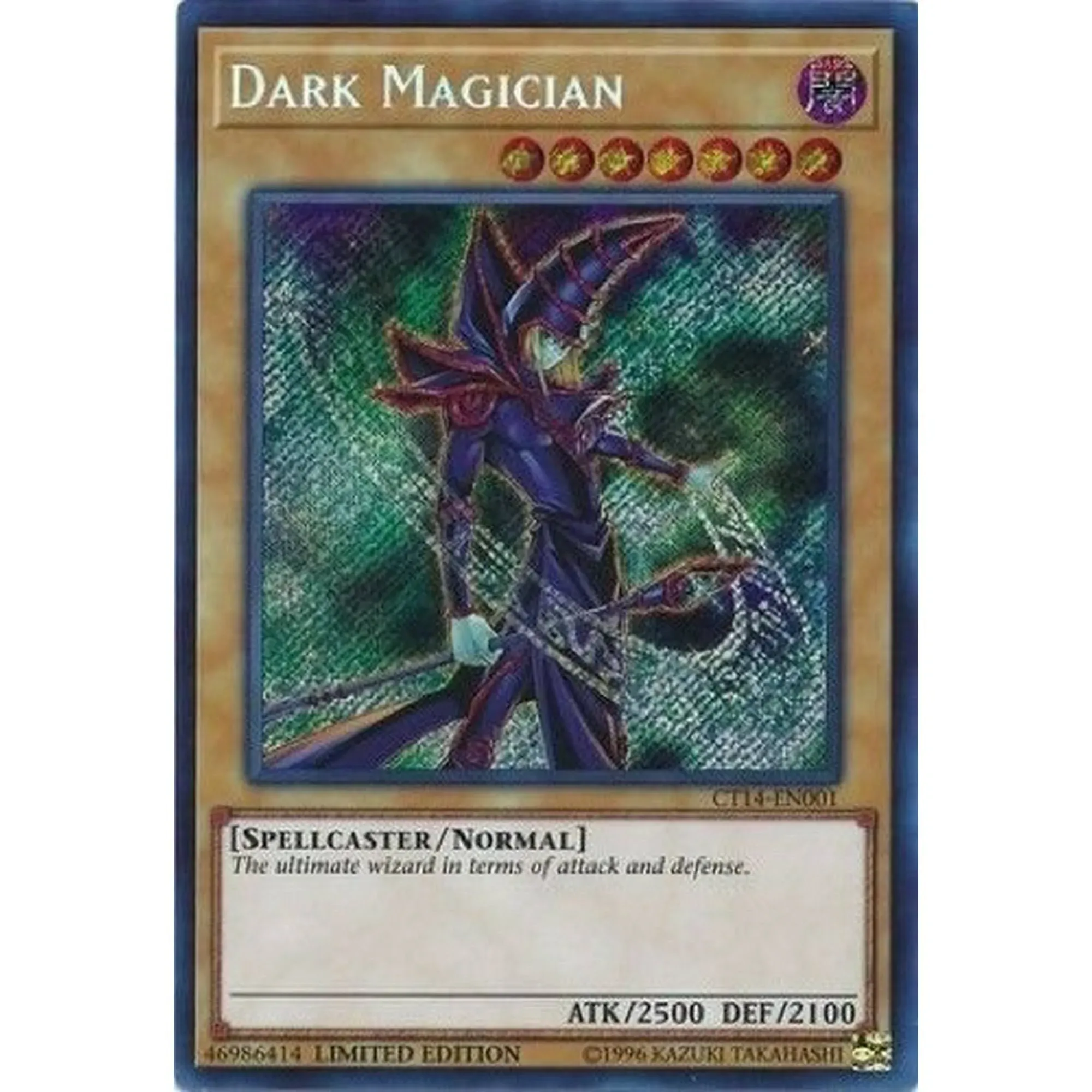 Dark Magician - CT14-EN001 - Secret Rare - Limited Edition - 2017 Mega-Tins ...