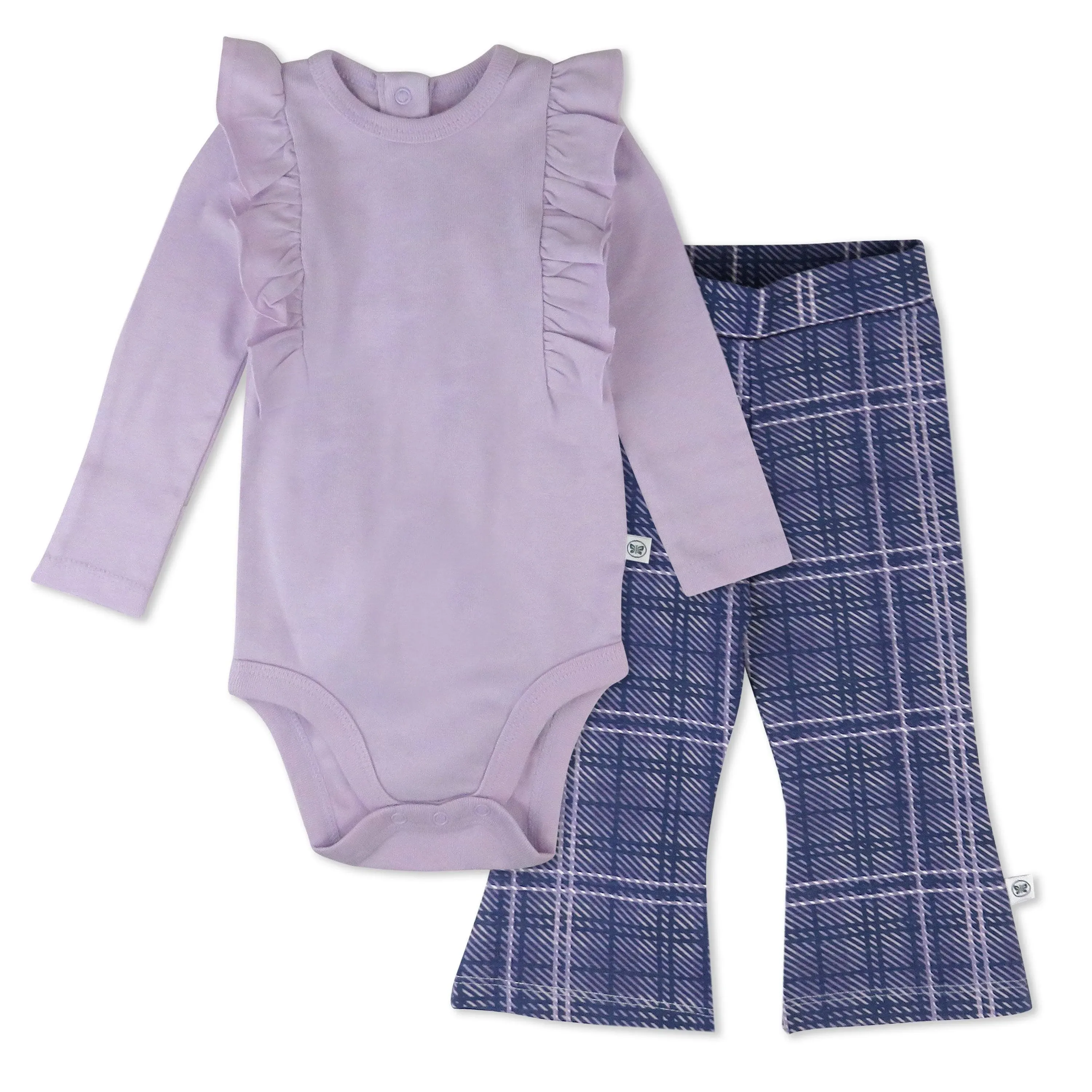 HonestBaby Fashion Outfit Sets Tops and Bottoms 100% Organic Cotton for Baby and ...