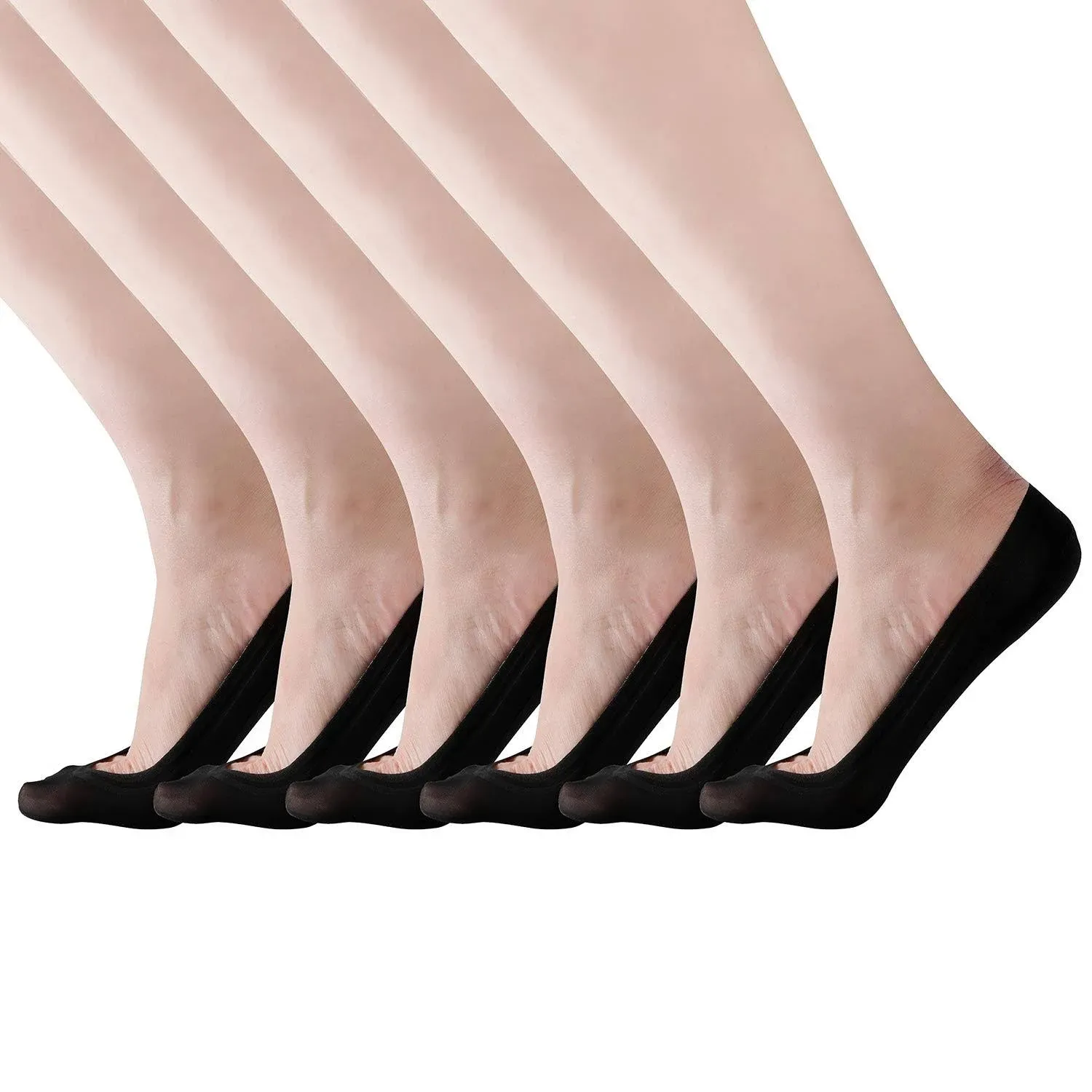 RIIQIICHY No Show Socks Womens Low Cut Liner Non-Slip Thin Causal Line for Fl...