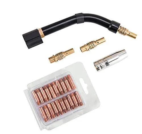 WeldPro Blue Spring Style ErgoPlus 15 MIG Welder Torch Consumable Kit. Contact ...