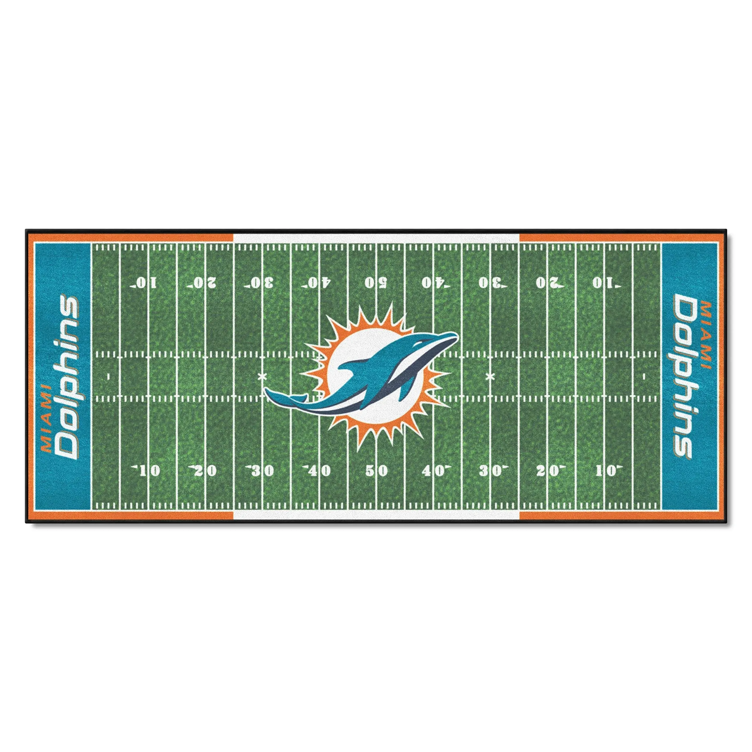 NFL - Miami Dolphins Football Field Runner 30"x72"