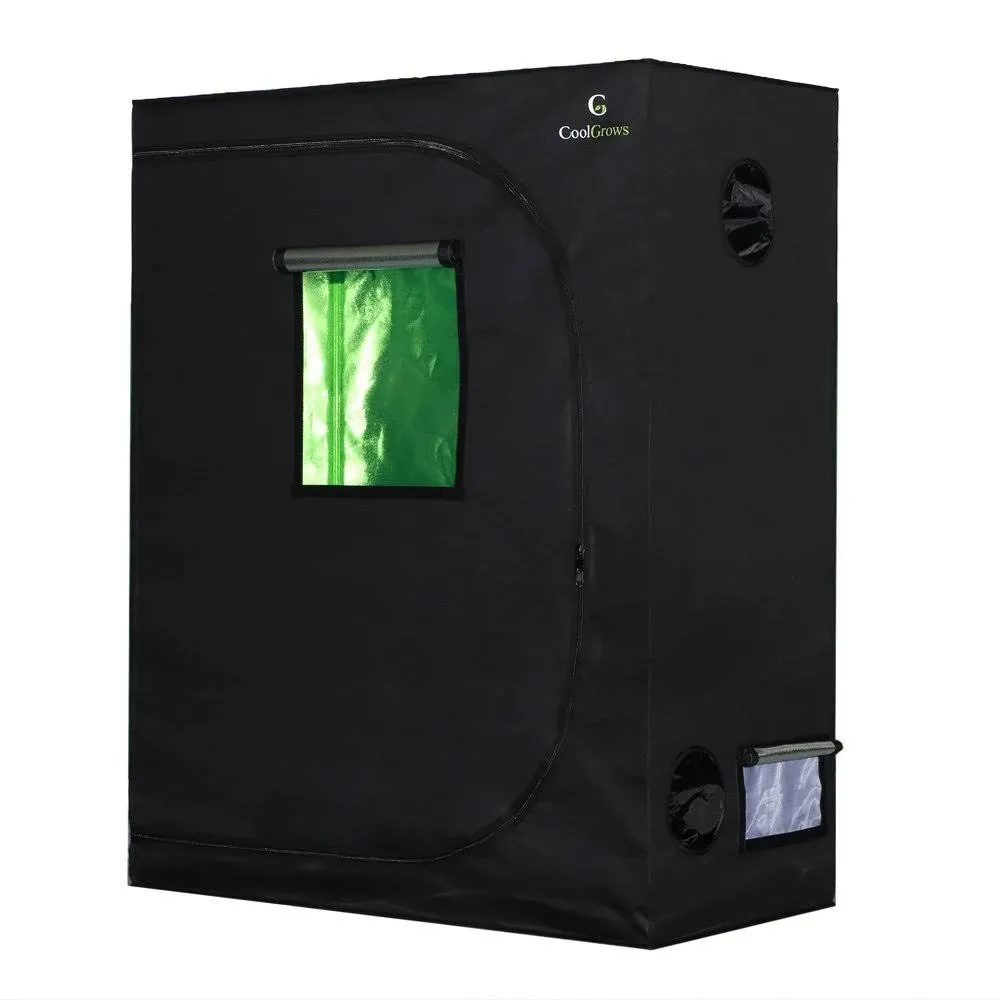 CoolGrows 2x4 Grow Tent - 48"x24"x60"