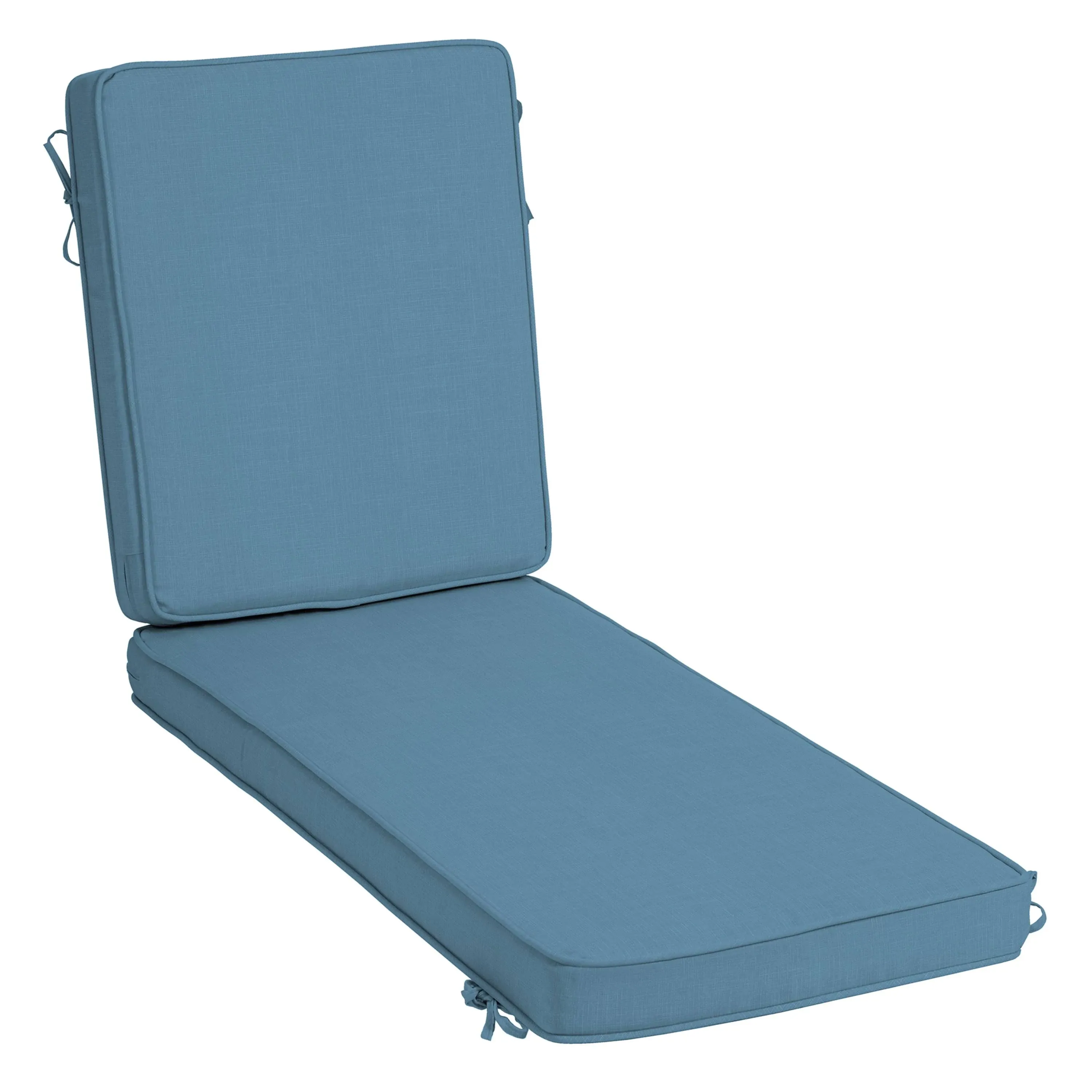 Arden Selections ProFoam Essentials Outdoor Chaise Lounge Cushion 72 x 21, French Blue Texture