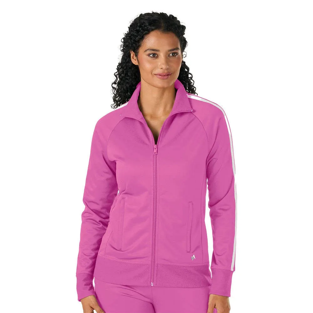 VEVO ACTIVE&#153; Women s Striped Track Jacket