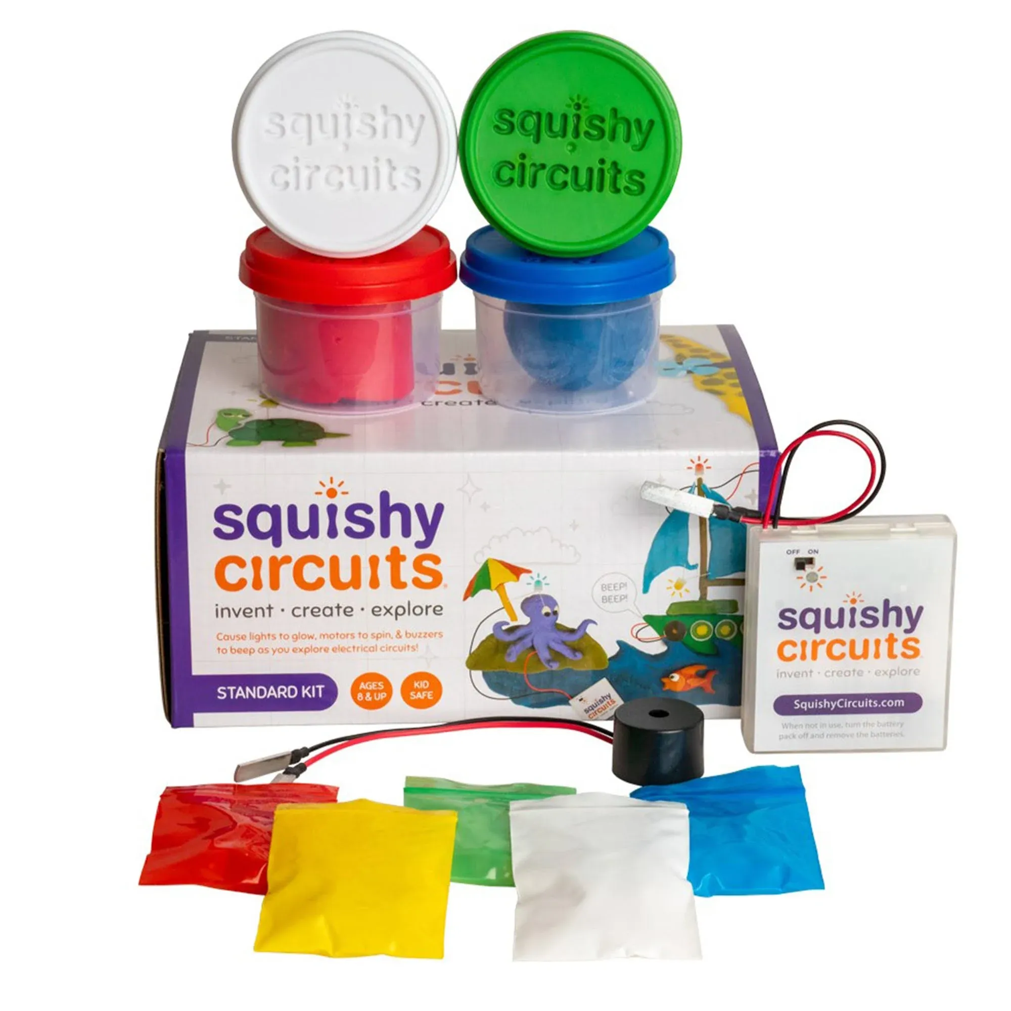 Squishy Circuits Standard Kit: Fun Kit To Teach Electrical Circuits