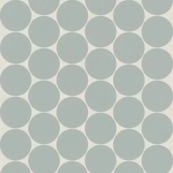 Bedrosians Marin 2" x 2" Penny Round Matte Porcelain Mosaic Tile Color: Black Sea