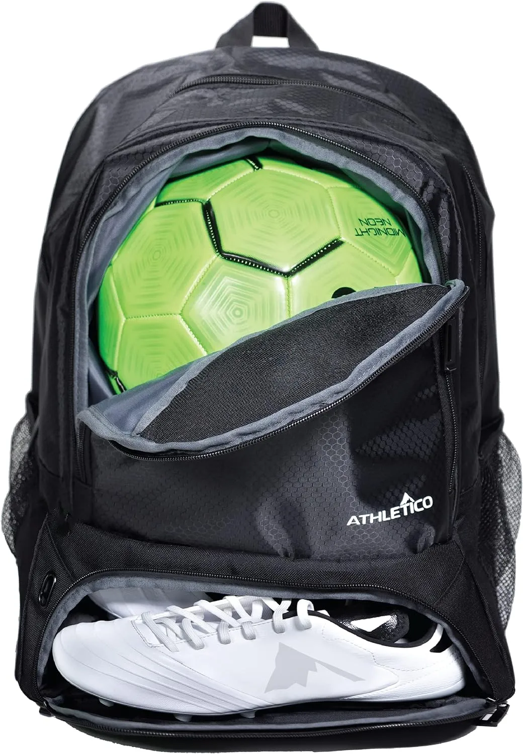 Athletico Youth Soccer Bag - Soccer Backpack & Bags for Basketball, Volleyball & Football | Includes Separate Cleat and Ball Compartment