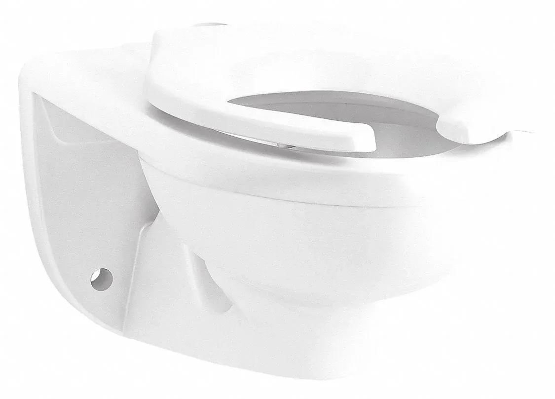 Kohler 84325 Kingston Ultra Wall-Mount Top Spud Flushometer Bowl - Biscuit