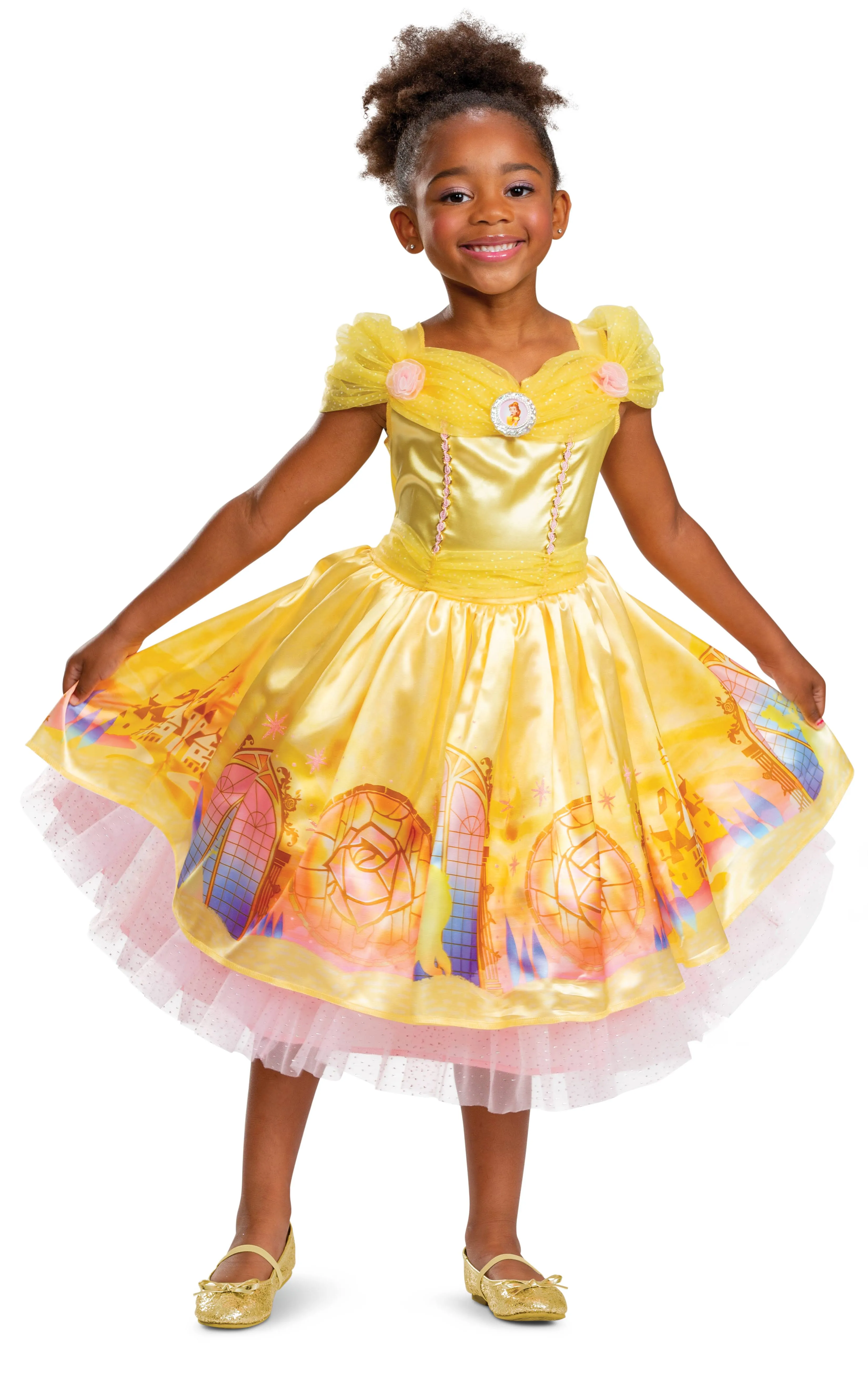 Beauty and The Beast Belle Deluxe Toddler Costume, Small (2T)