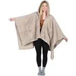 Catalonia Women's Sherpa Cloak Poncho Cape